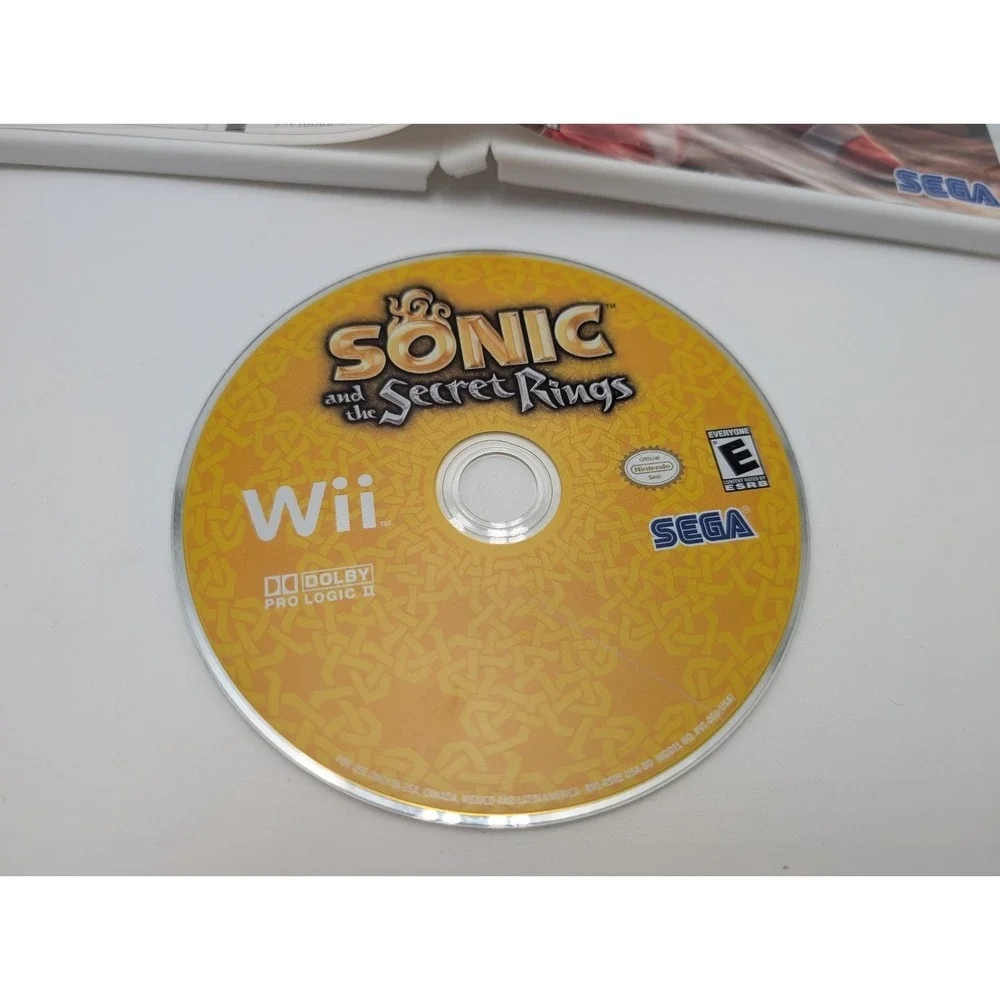Sonic and the Secret Rings Nintendo Wii Tested Clean Copy